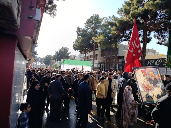 راهپیمایی در محکومیت تروریست های مسلح در تربت حیدریه