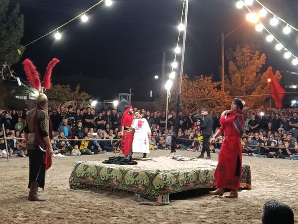 مراسم تعزیه خوانی در کاشمر 