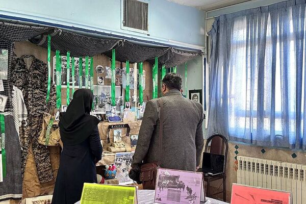 نمایشگاه غزه در مدرسه شهدای گمنام شهر پرند
