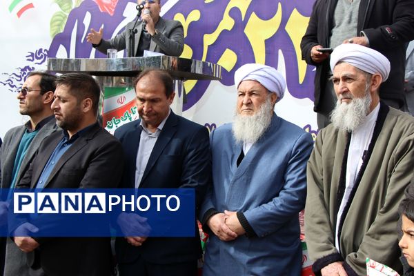 گلستانی از غرور در سملقان؛ موج حضور مردم در جشن انقلاب