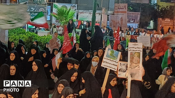 تداوم حضورحماسی مردم وفرهنگیان شهرستان کوهدشت در اجتماعات شبانه