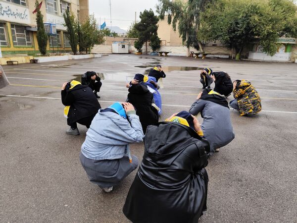 اجرای مانور زلزله و ایمنی در مدارس ناحیه 3 شیراز 