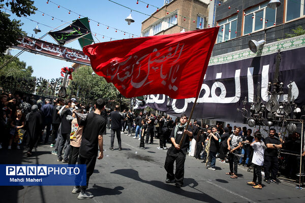عزاداری عاشورا حسینی در محله رودکی