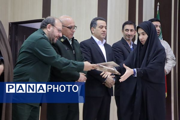  آیین بدرقه کاروان راهیان نور شهرستان بهارستان