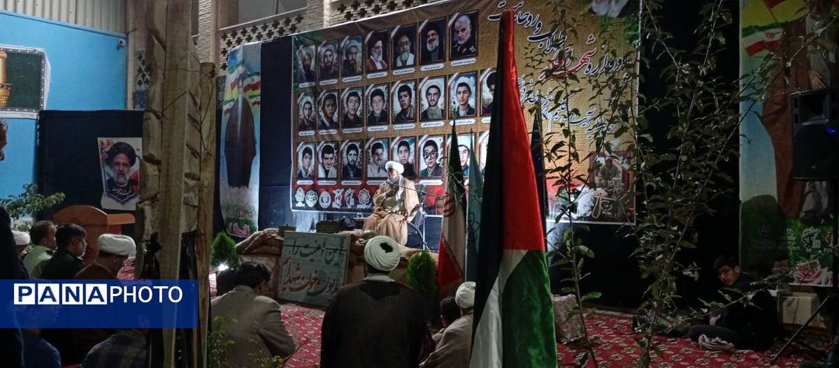 یادواره شهدای طلاب و روحانیت در حوزه علمیه آیت الله حکیم شهرستان شیروان