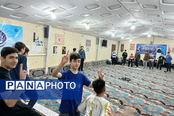 اردوی شبانه در دبیرستان استعداد درخشان شهید بهشتی ناحیه 2 شهرری 