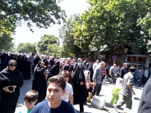 راهپیمایی مردم قزوین در جمعه خشم ونصر 