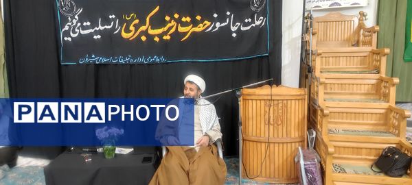 حضور ۷۲ دانش‌آموز دختر معتکف به نیت ۷۲ شهید کربلا در مسجد باب الحوائج شیروان