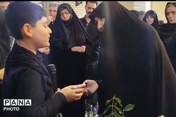 سالگرد شهید عرشیان افشارمند در قاب دوربین خبرنگار پانا