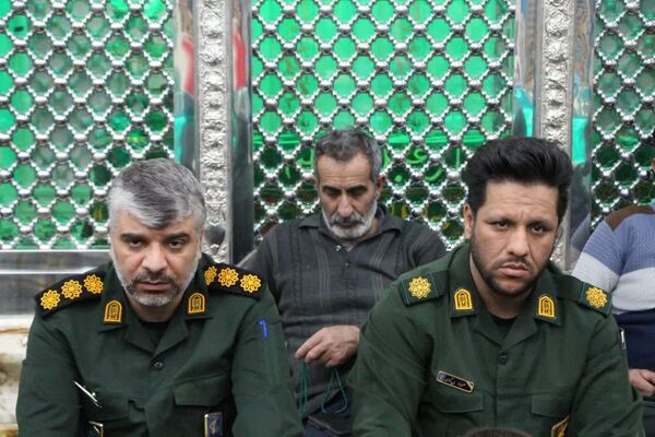 مراسم چهلم شهدای فتنه آمریکایی، صهیونیستی در امامزاده سید نصرالله یزد