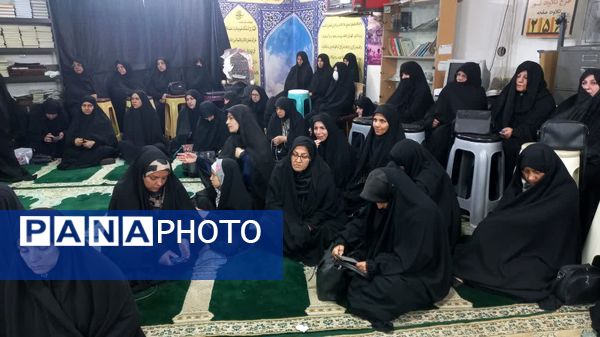 مراسم بزرگداشت شهید جمهور و هیات همراه در پایگاه بسیج زهرای اطهر مشهد