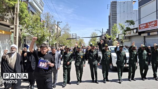 مراسم تشییع پیکر پاک سرهنگ پاسدار شهید حمید محمدی