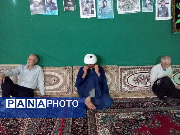 مراسم عزاداری شهادت امام محمد باقر(ع) در شهر جعفریه قم 