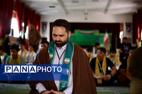 روز اول پیش اردوی ملی پیشتازان پسر سازمان دانش‌آموزی آذربایجان شرقی