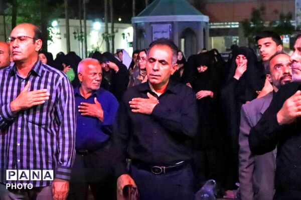عزاداری شب هفتم محرم در امامزاه عمادالدین رباط‌کریم