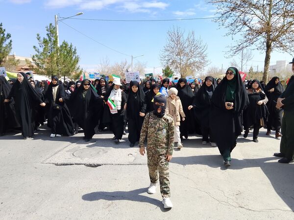 راهپیمایی باشکوه روز قدس در شهرستان گلبهار