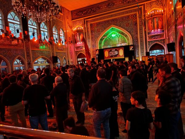 مراسم عزاداری امام حسین (ع) در شب تاسوعای حسینی 