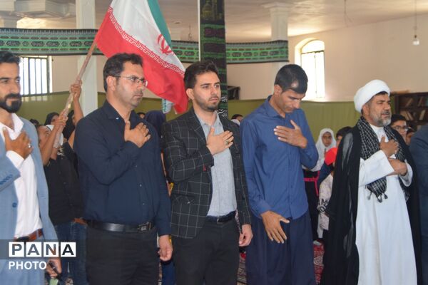 منطقه بیرانوند غرق در سوگ؛ مراسم باشکوه وداع با رهبر شهید