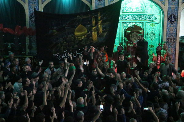 مراسم عزاداری فاطمیه در حسنیه چهارده معصوم یزد