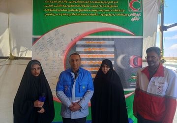 پیوستن مدیر کل مدیریت بحران استانداری اصفهان به پویش نه به تصادفات جاده‌ای در شهرستان کوهپایه