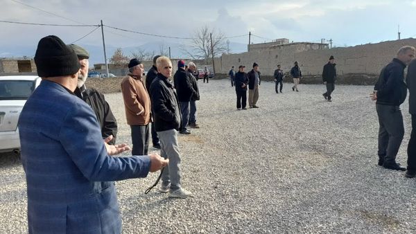 مراسم بزرگداشت سومین روز تدفین شهید گمنام در شهر قاضی