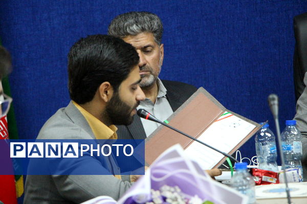 آیین تودیع و معارفه سرپست جدید سازمان دانش‌آموزی استان یزد