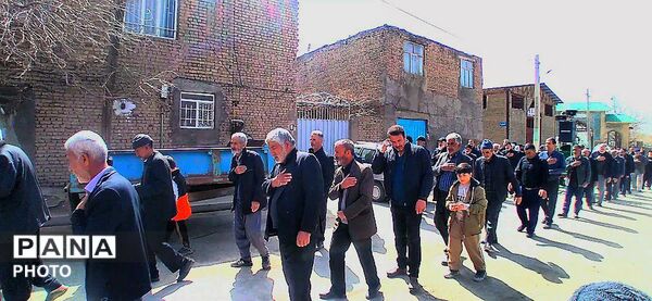 خروش مردم روستای توچغاز شهرستان ملایر در پی شهادت امیرالمومنین(ع)