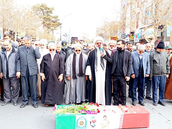 تشییع با شکوه شهید جوادحسن زاده شهید مرزبانی فراجا