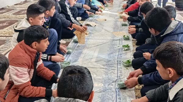 مراسم عزاداری دهه فاطمیه در دبیرستان ابن‌ سینا شهرستان بن 