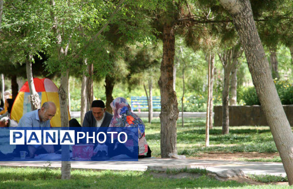 جلوه هایی از دورهمی روز طبیعت در بوستان‌های قم