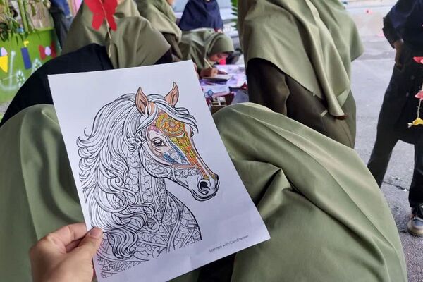 ایستگاه نشاط برای دانش‌آموزان بهارستانی