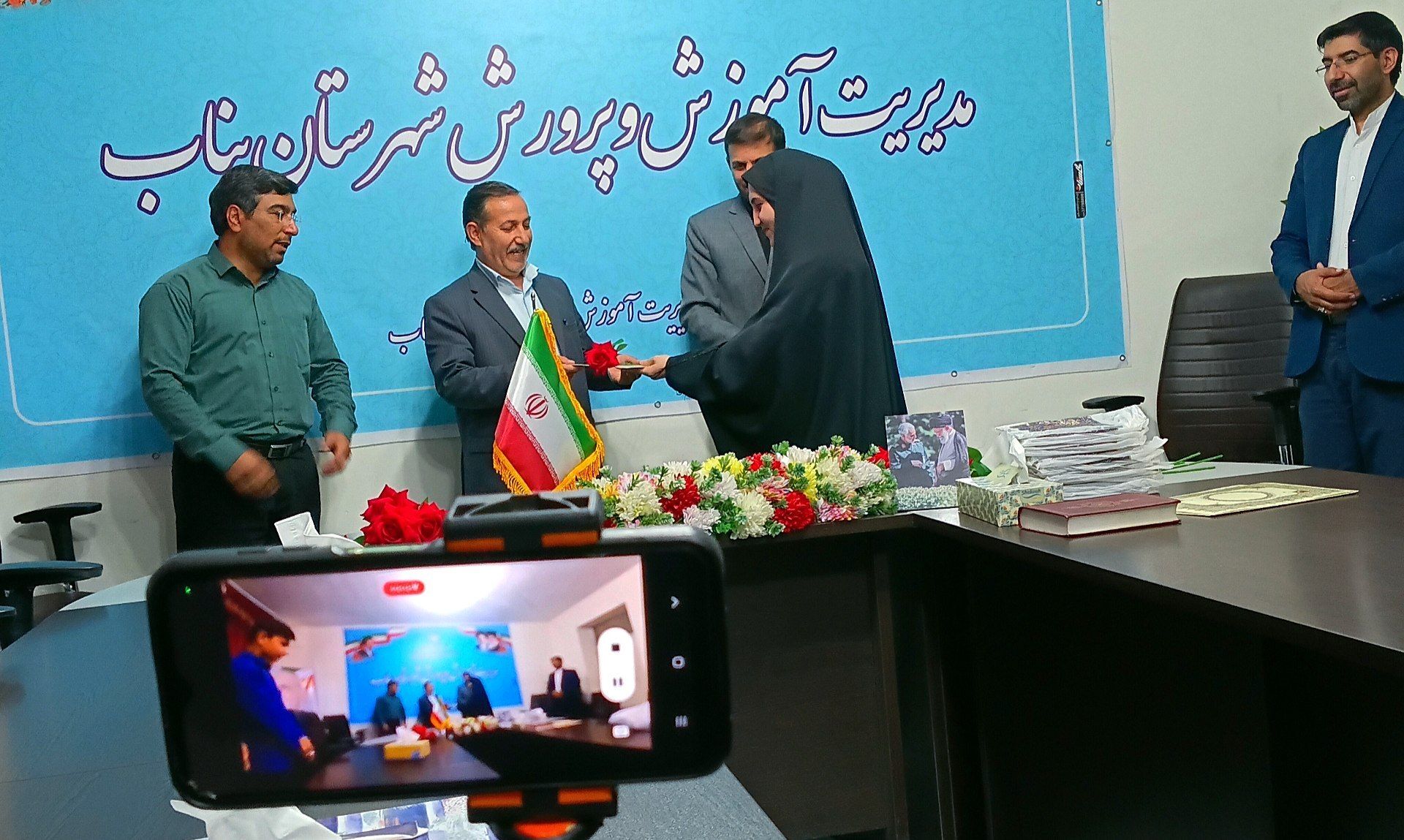 تقدیر از دانش‌آموز خبرنگاران بناب بمناسبت ۲۴سالگی خبرگزاری پانا