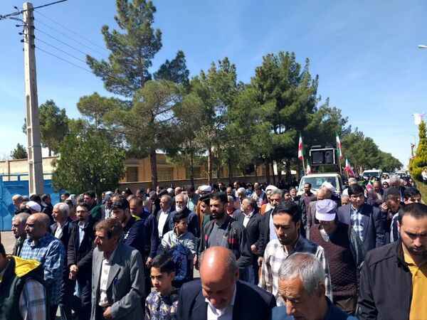 راهپیمایی روز قدس در شهرستان کوهپایه 