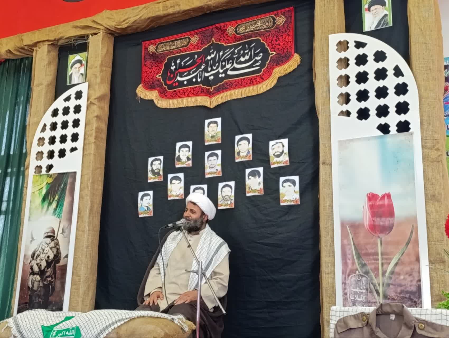 برگزاری یادواره ۱۲ شهید روستای چوکانلو شهرستان شیروان