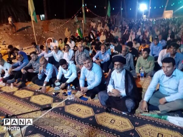 جشن عید غدیر در محله مارم باغ‌شهر فین