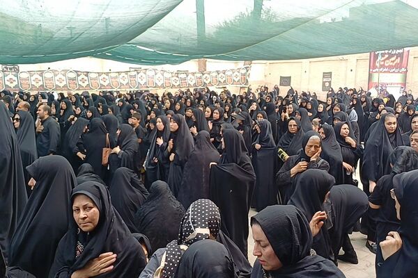 مراسم عزاداری و پیاده‌روی جاماندگان اربعین حسینی در شهرستان ورامین 