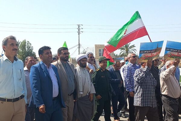 راهپیمایی روز قدس در سعدآباد