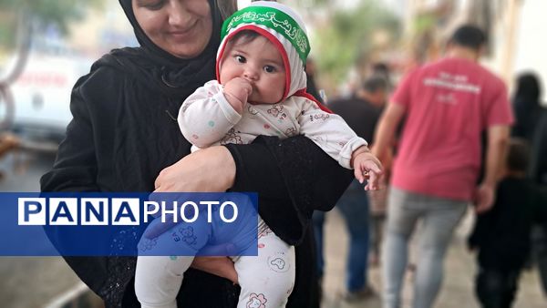 حضور کودکان و نوجوانان در دسته حسینیه اعظم زنجان 