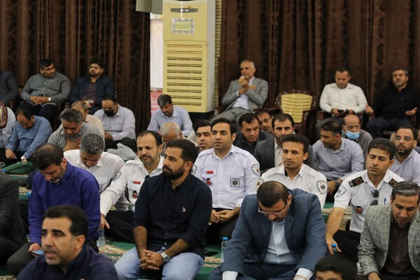 مراسم سوگواری سیدالشهدای خدمت در بوشهر