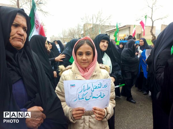 حضور پرشور مردم و نوجوانان خزل در راهپیمایی روز قدس به عشق رهبری و آرمان فلسطین