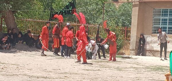 تعزیه خوانی واقعه عاشورا در روستای چکنه علیا خراسان رضوی 