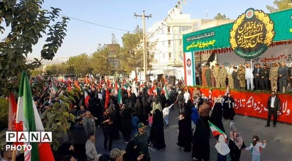 رزمایش جانفدایان ایران در شهرستان بیرجند