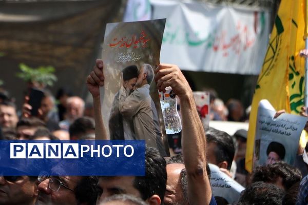 وداع با پیکر مطهر شهید سیدمهدی موسوی در شهرری