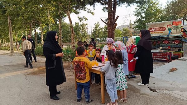 برپایی موکب کودکان و نوجوانان عاشورایی کانون پرورش فکری در یاسوج