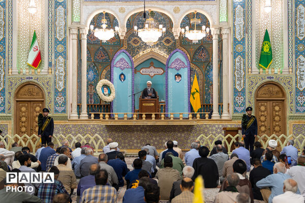 مراسم بزرگداشت دومین سالگرد شهید «سید حسن نصرالله» در قم