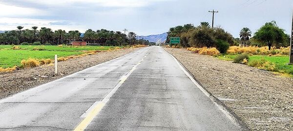 بارش باران فاریاب را شست و هوای غبار آلود پاک شد