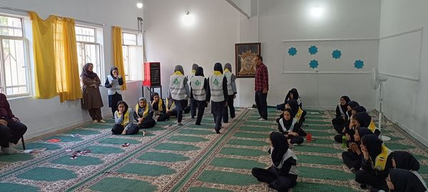 برگزاری اردوی شب مانی سازمان دانش‌آموزی استان البرز 
