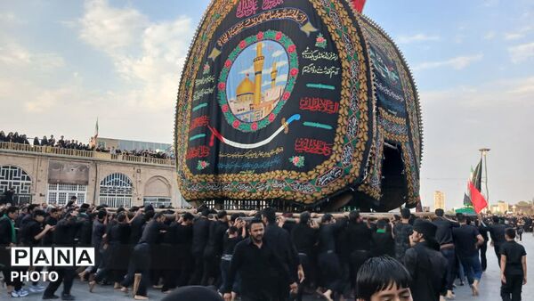 آیین دیرینه نخل برداری آخر ماه صفر در شهرستان تفت