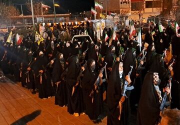 رزمایش دخترانِ وطن در جشن میلاد حضرت معصومه (س)