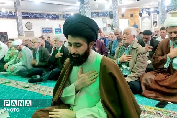 میعادگاه اقتدار و ایمان؛ طنین یاد شهدای والامقام در مصلی فیروزکوه